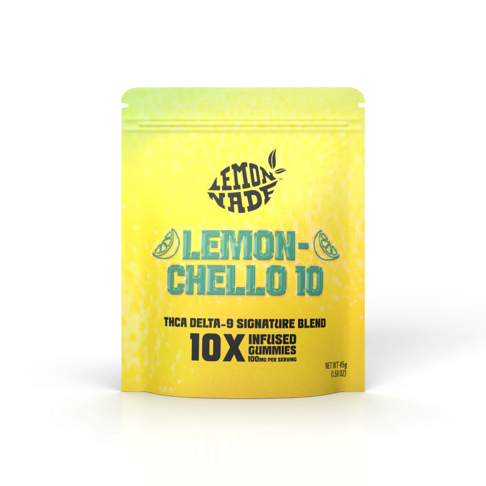 LemonNade - THCA Delta 9 Blend Gummies Bag - Lemonchello 10