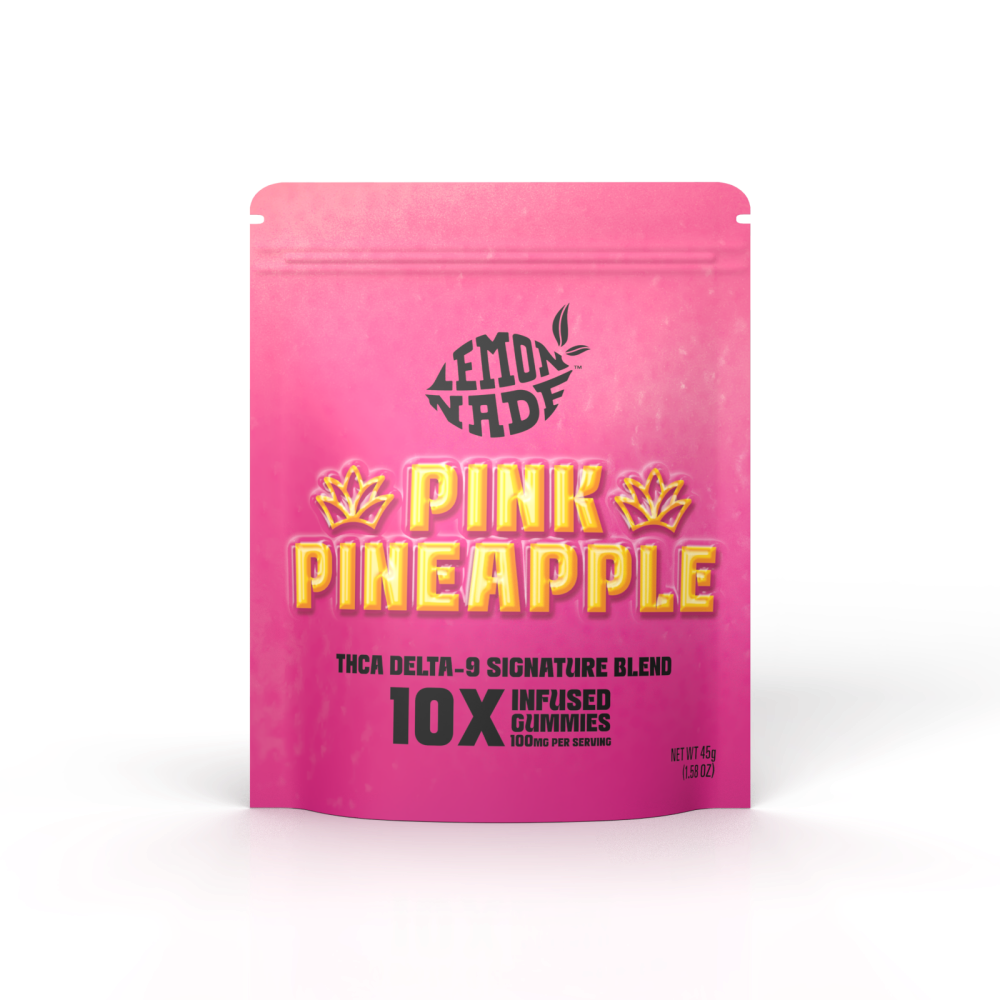 LemonNade - THCA Delta 9 Blend Gummies Bag - Pink Pineapple
