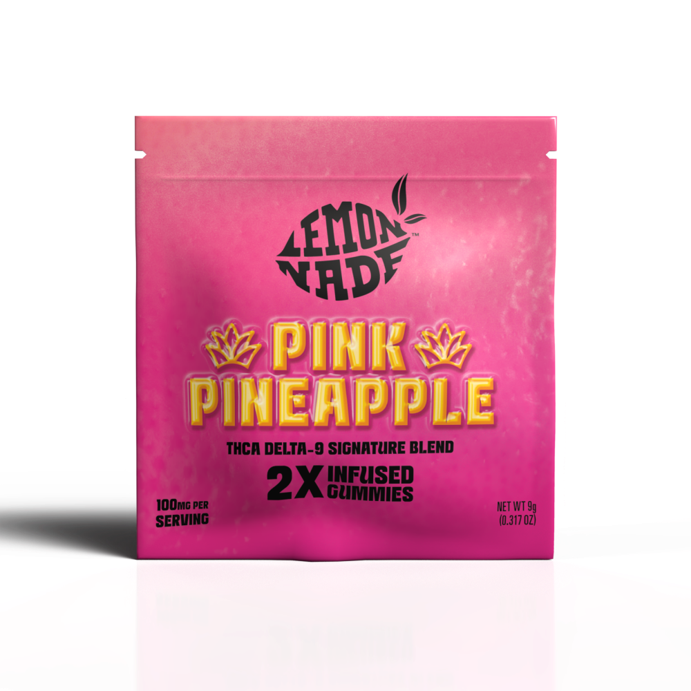LemonNade - THCA Delta 9 Blend Gummies Bag - Pink Pineapple